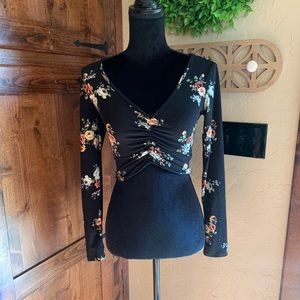 Cropped Floral Top